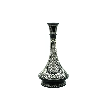 Bidri Shanay Vase Sheet Work Antique (1TMTDCOKA09776)