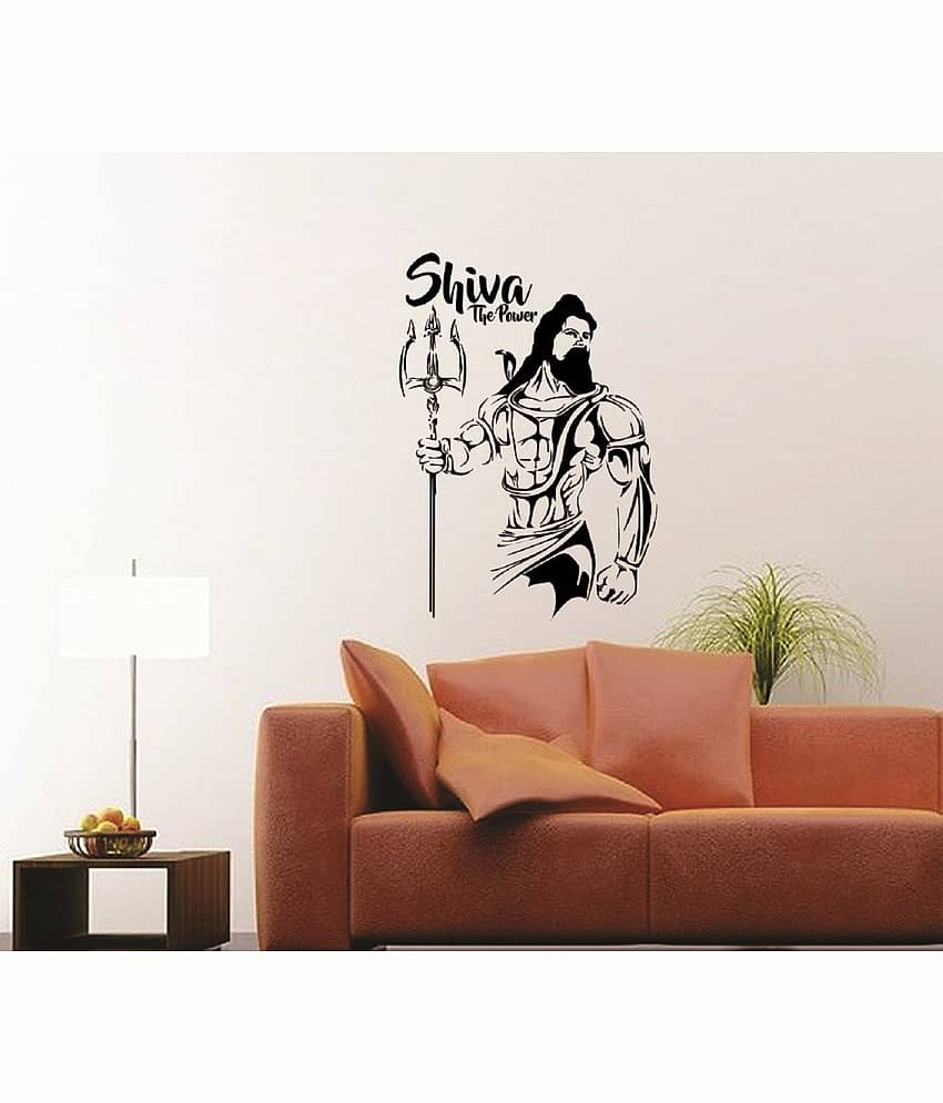 Sticker Studio Shiva Religious & Inspirational Sticker ( 83 x 58 cms )
