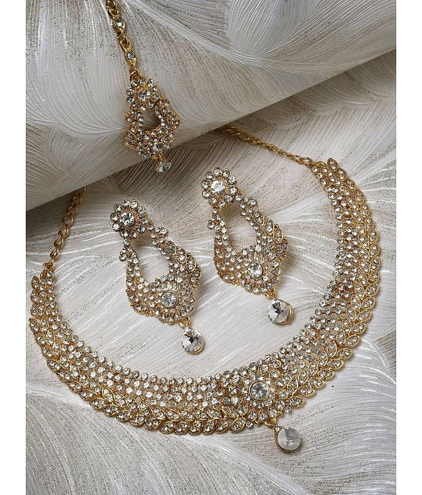 Sukkhi Gold Alloy Necklace Set ( Pack of 1 )