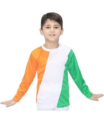 Kaku Fancy Dresses India T-Shirt For Independence Day Republic Day Costume - 14-17 Years for Boys & Girls
