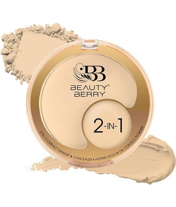 Beauty Berry Oil Control BB Double Powder 2 IN 1 Pressed Powder Light 3 g