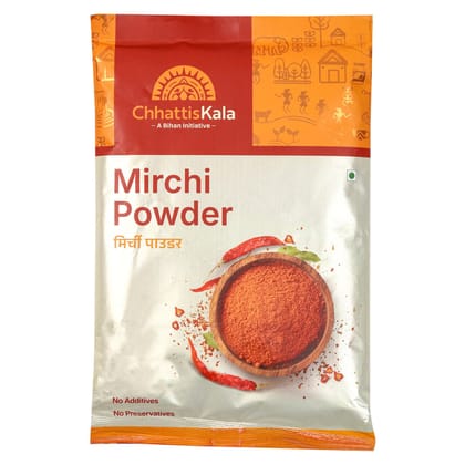 Chhattiskala A Bihan Initiative Red Chilli Powder 200g Pure Natural Lal Mirch Powder Spicy and Freshly Ground for Authentic Indian Taste