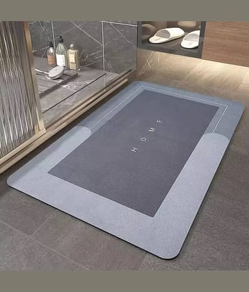 GEEO Anti-skid Rubber Bath Mat 40x60 cm ( Pack of 1 ) - Assorted Colors