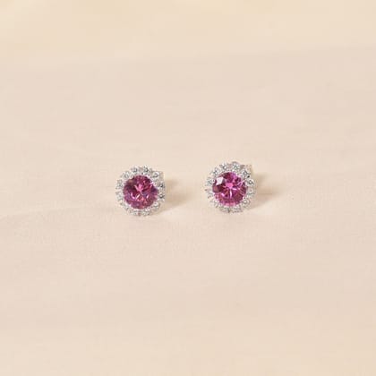Zinnia Studs - Pink