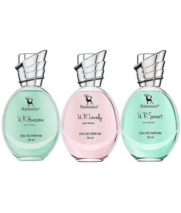 Ramsons Eau De Parfum (EDP) Woody Mild -Fragrance For Women ( Pack of 3 )