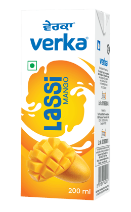 Verka Mango Lassi 200 Ml Tetra