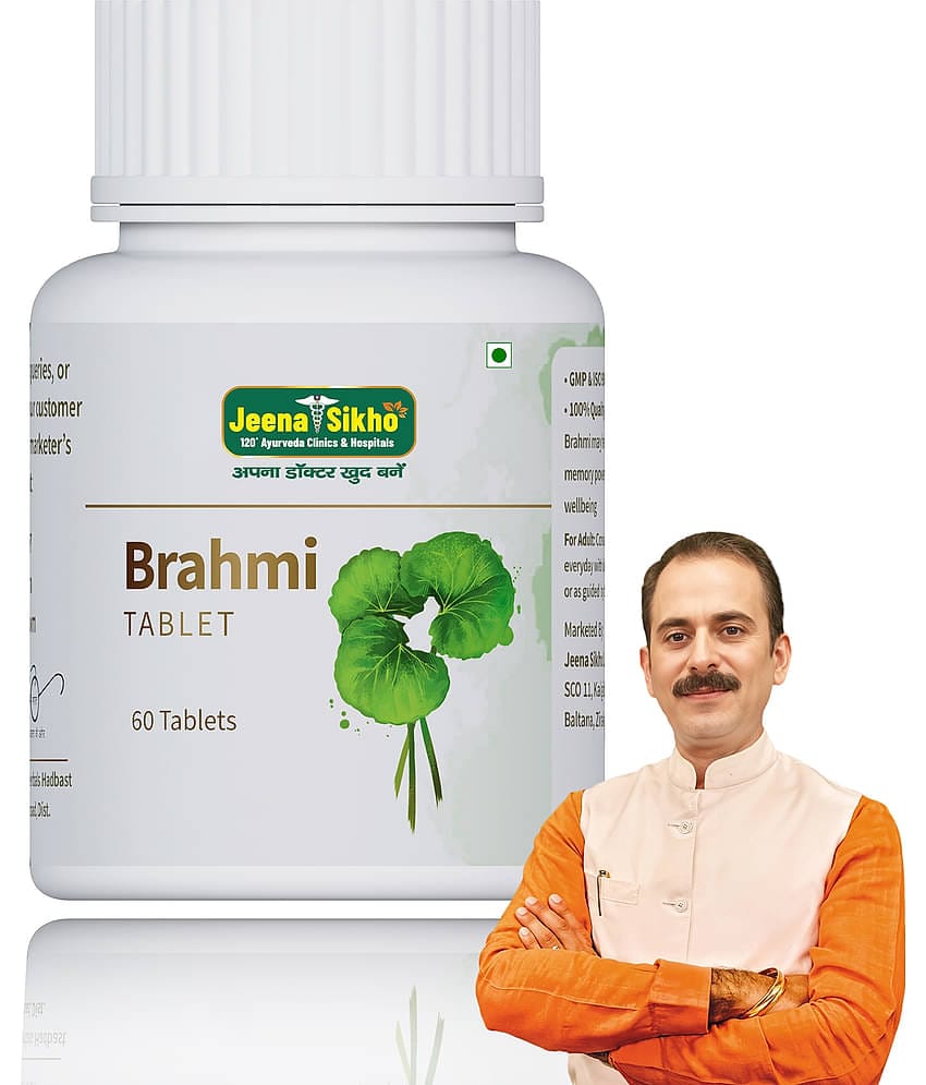 Jeena Sikho Brahmi Tablet | Effective For Mind Wellness, 60 Tablets