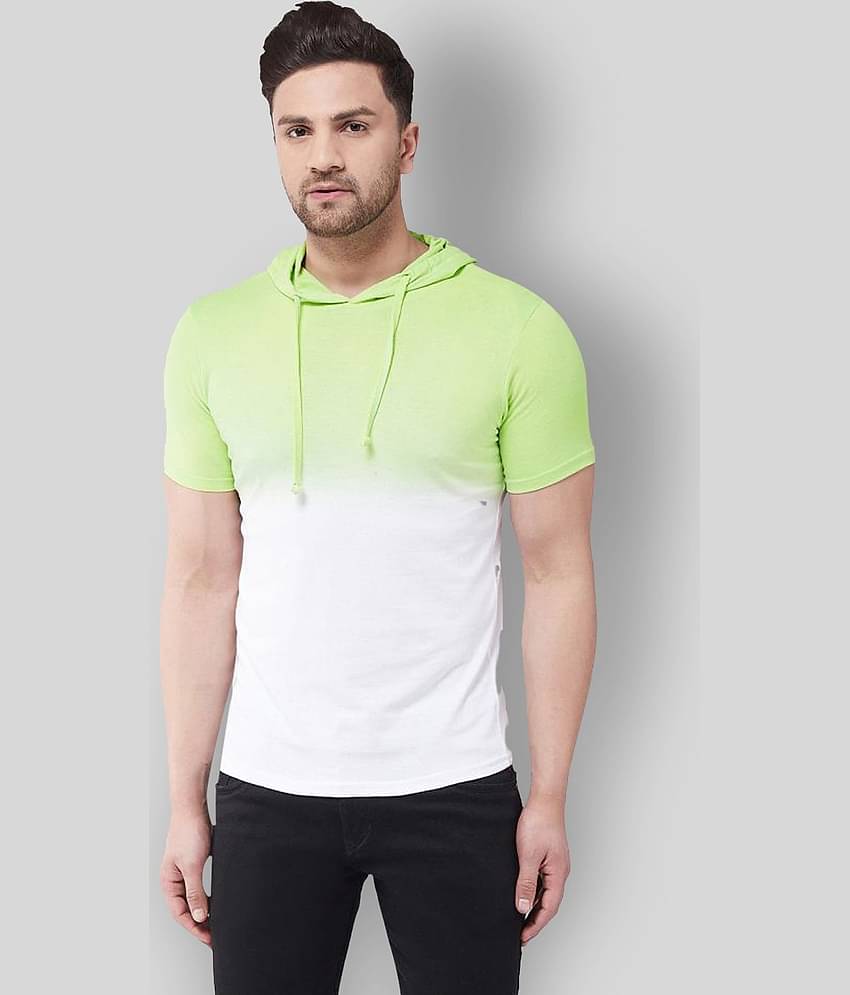 Gritstones - Green Cotton Blend Regular Fit Men's T-Shirt ( Pack of 1 )