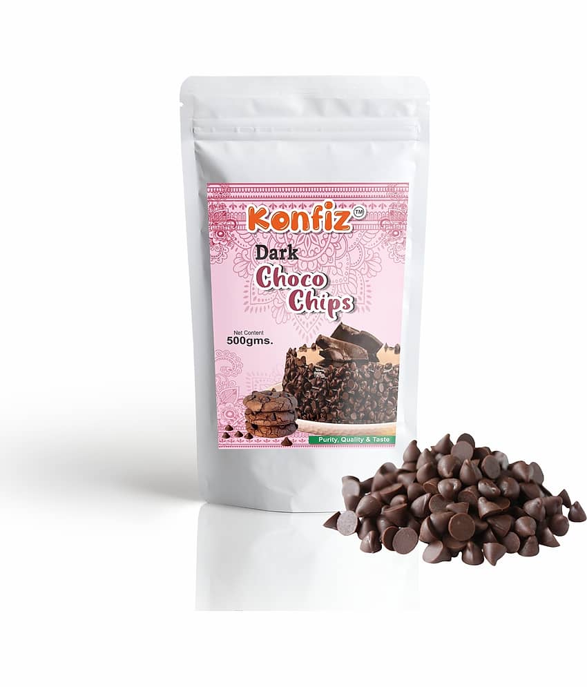 KONFIZ Dark Choco Chips Dark Chocolate 500 g