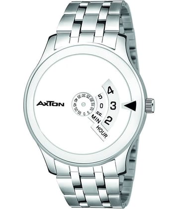 Axton AXC-2301PiDU WHITE-C Stainless Steel Analog Men's Watch
