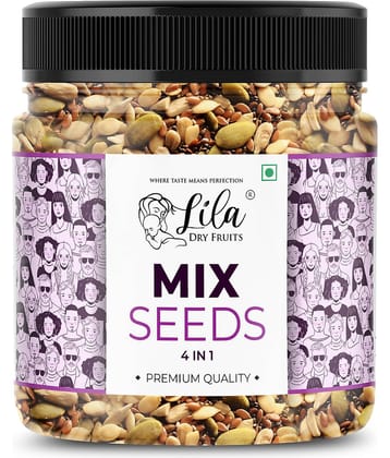 LILA DRY FRUITS 4 in 1 Superseed Mix 1kg Chia, Pumpkin, Sunflower & Flax Seeds