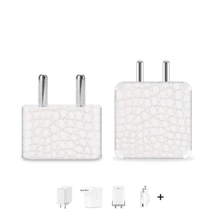 White Croc Charger Skin