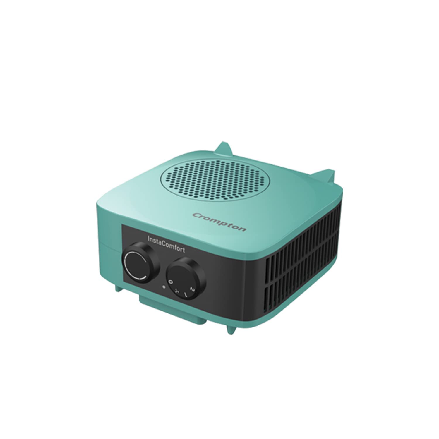 InstaComfort 2000-Watt Room Heater with Adjustable Thermostat and Overheat Protection, Green"