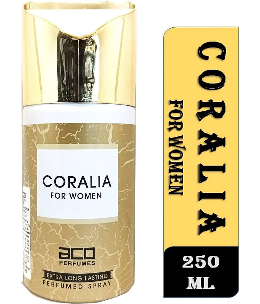 aco perfumes - Aco CORALIA Women Perfumed Body Spray . Perfume Body Spray for Women 250 ml ( Pack of 1 )