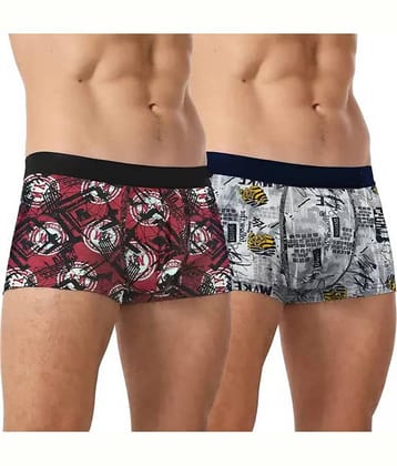 Cavenders Pack of 2 Nylon Trunks For Men's ( Multicolor )