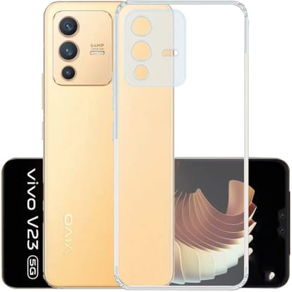 PLUGTECH TPU Ultra Hybrid Clear Camera Protection Back Cover Case for Vivo V23 Pro