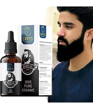 7 days - 30mL Promotes Beard Growth Beard Oil ( Pack of 1 )