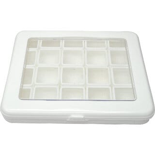 GEM STONE BOX DIBBI L16.5X B13.9X H2.2 (PACK OF 20 PCS) Jeweller Display Box Storage Box  (White)