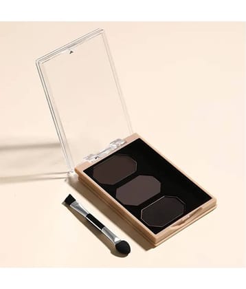 Adbeni Instant Eyebrow Powder Cake Palette With Brush Brow Eyes Brown 9 g