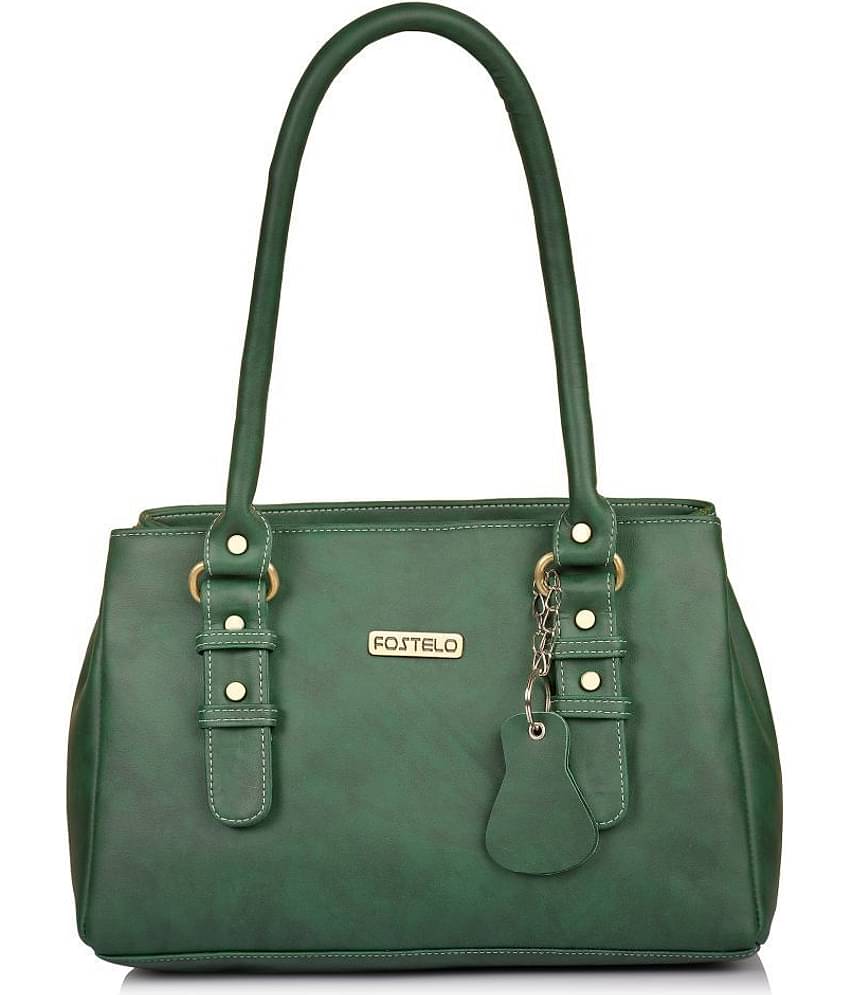 Fostelo - Green  PU Shoulder Bag