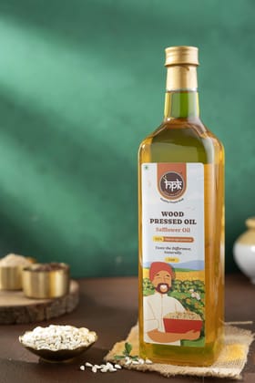HPK Agro and Foods Cold Pressed Safflower Oil 1L – Pure and Healthy Cooking Oil