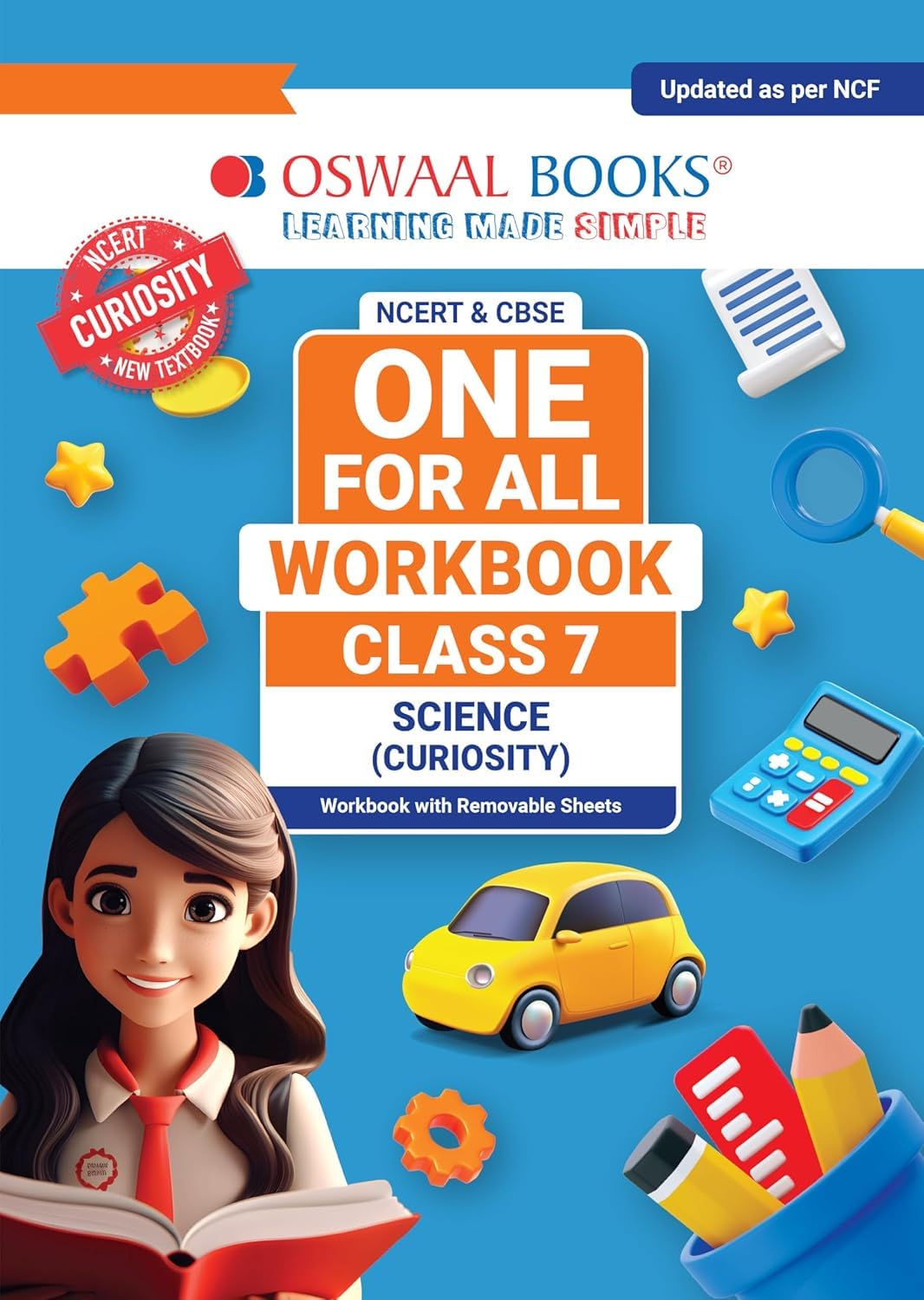 Oswaal CBSE AND NCERT ONE FOR ALL WORKBOOK SCIENCE CURIOSITY CLASS 7 WITH LATEST EXAM PATTERN BY CBSE IN 2025 SYLLABUS [Paperback] oswaal