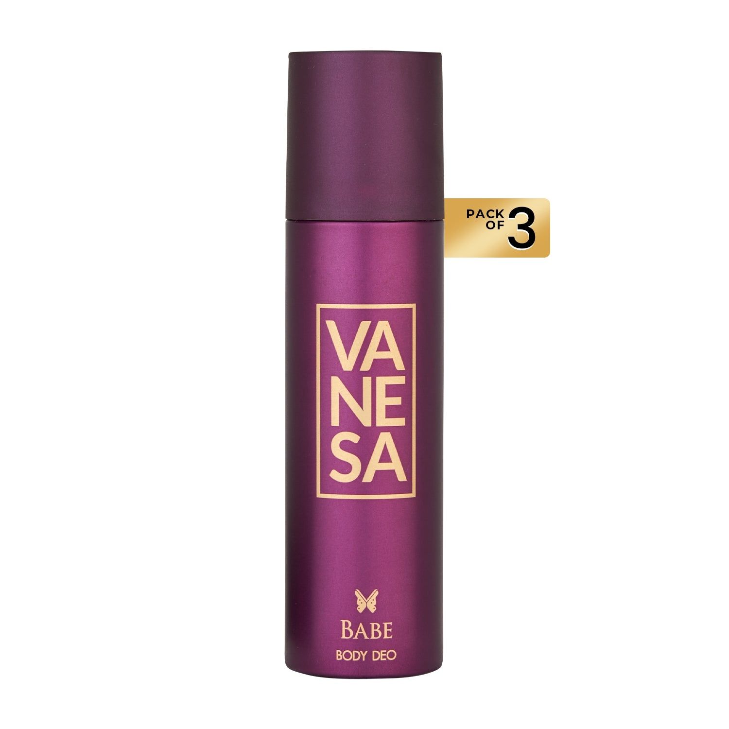 Vanesa Pack of 3 Babe Body Deodorant - 150ml Each