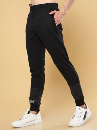 Shadow Black & Grey Joggers-30 / Black