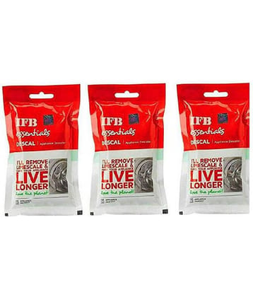 IFB Descaling drum cleaning Washing Machine Cleaner Powder 100 gram each (Pack of 3)