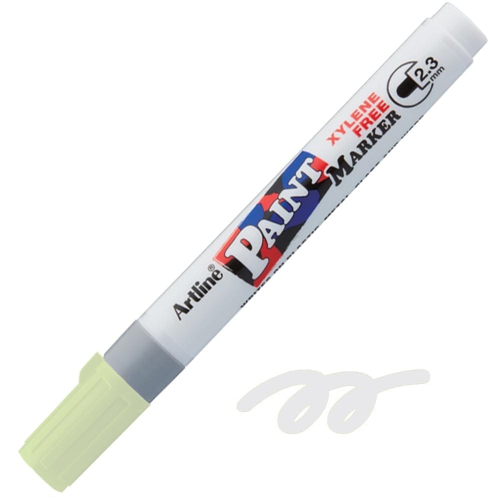 Artline PB Paint Marker Pack of 10 (Colour White) | Choice For Both Indoor and Outdoor Applications (Permanent Marking)
