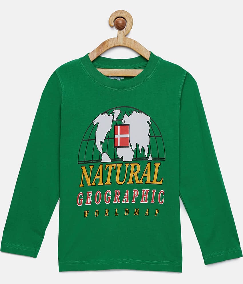 Dongli Pack of 1 Boys Cotton T-Shirt ( Multi Color )