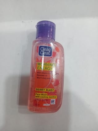 Clean Clear Morning Energy Berry blast Face wash 