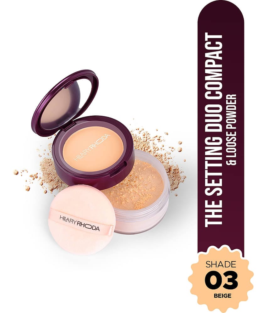 Hilary Rhoda Pressed Powder Ivory - Shade 1 Medium 119 g