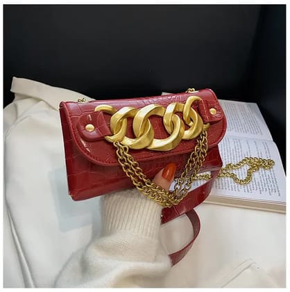 Crocodile Pattern Shoulder Bag Crocodile Pattern Shoulder Bag