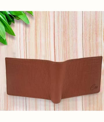 Classic World PU Solid Men's RFID Wallet With 9 Slots For Card ( Brown , Pack of 1 )