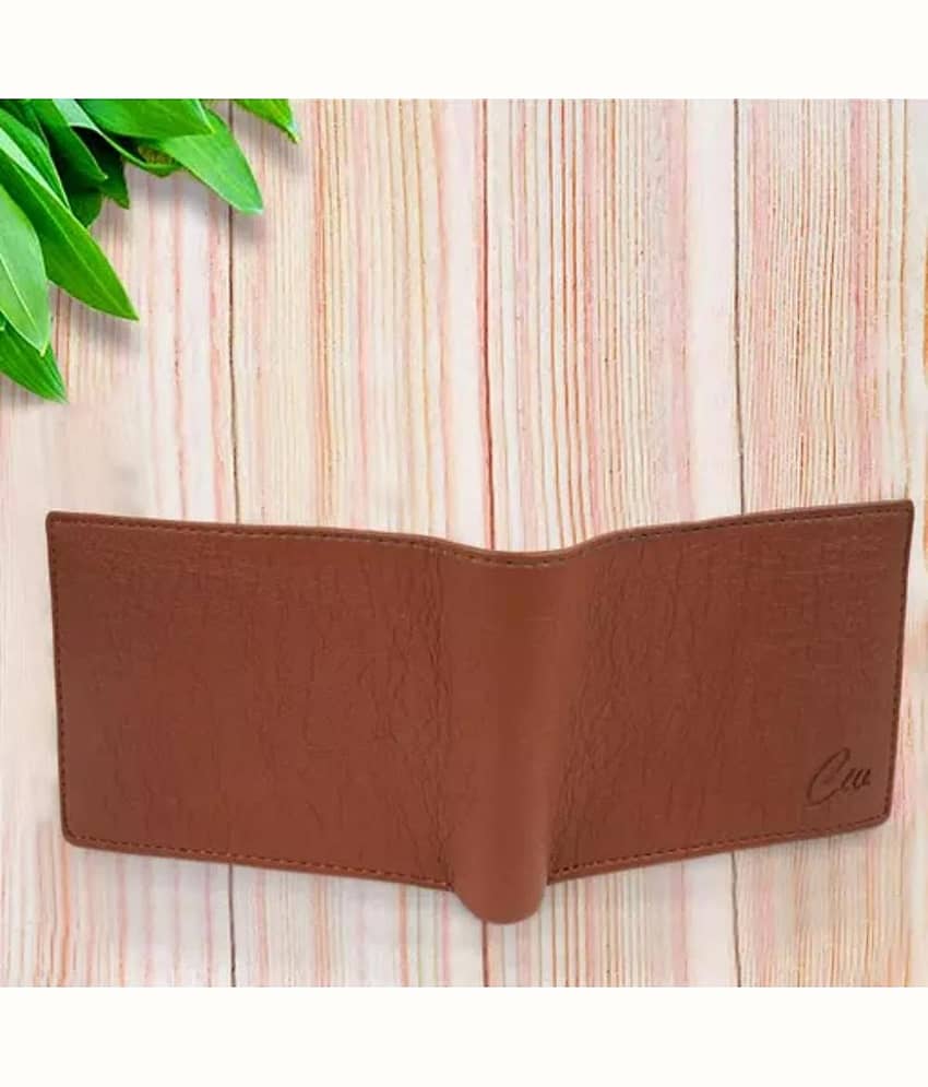 Classic World PU Solid Men's RFID Wallet With 9 Slots For Card ( Brown , Pack of 1 )