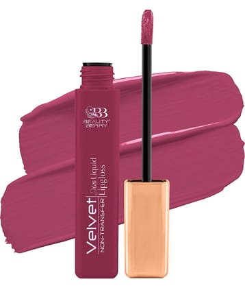 Beauty Berry Velvet Matte Liquid Lipstick Baby Pink Matte Lipstick (Shade - 05)