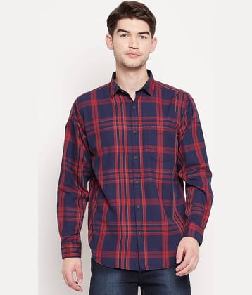 Duke - Red Cotton Slim Fit Men's Casual Shirt ( Pack of 1 )