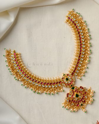 Gold Polish Silver Necklace CHN1732