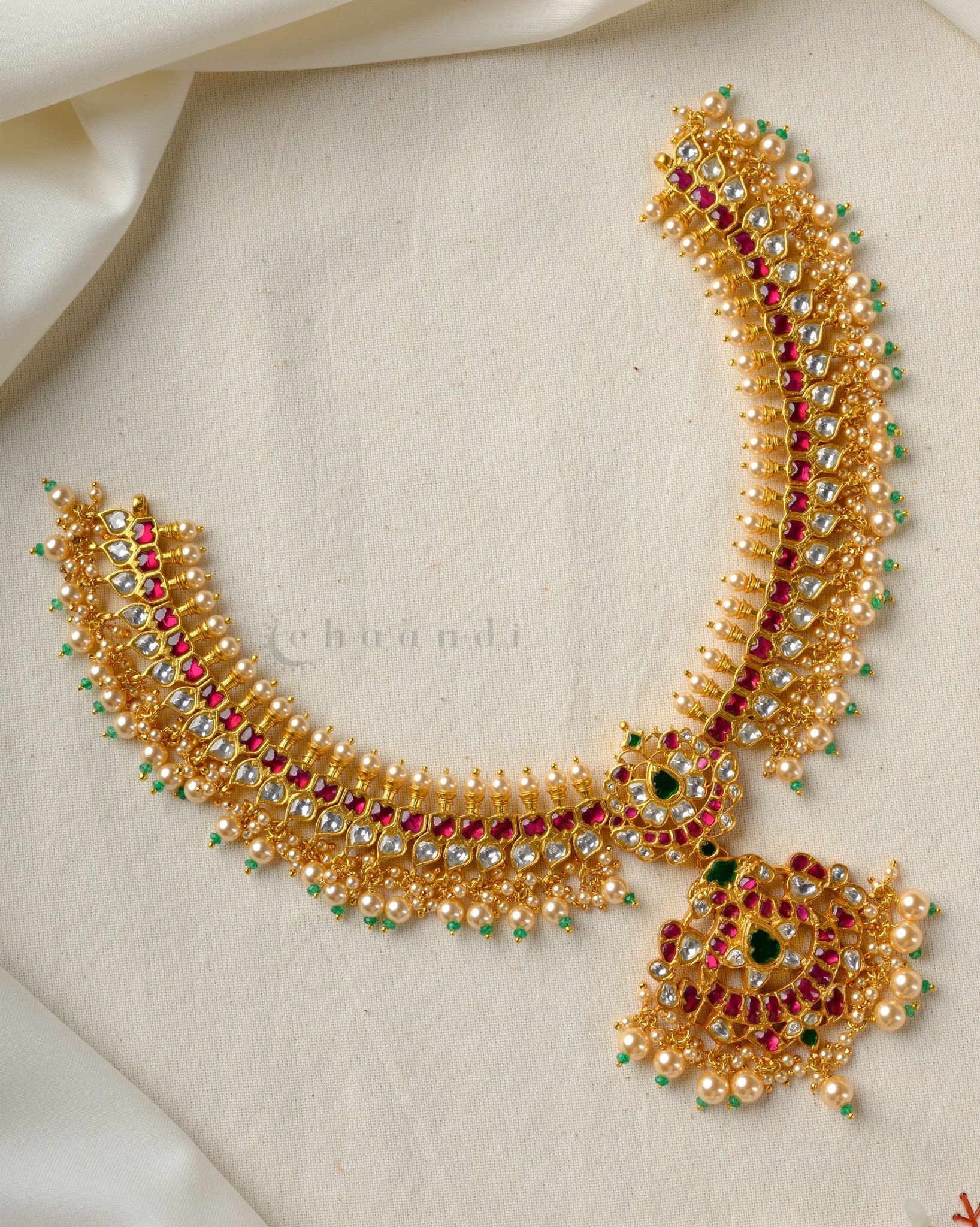 Gold Polish Silver Necklace CHN1732