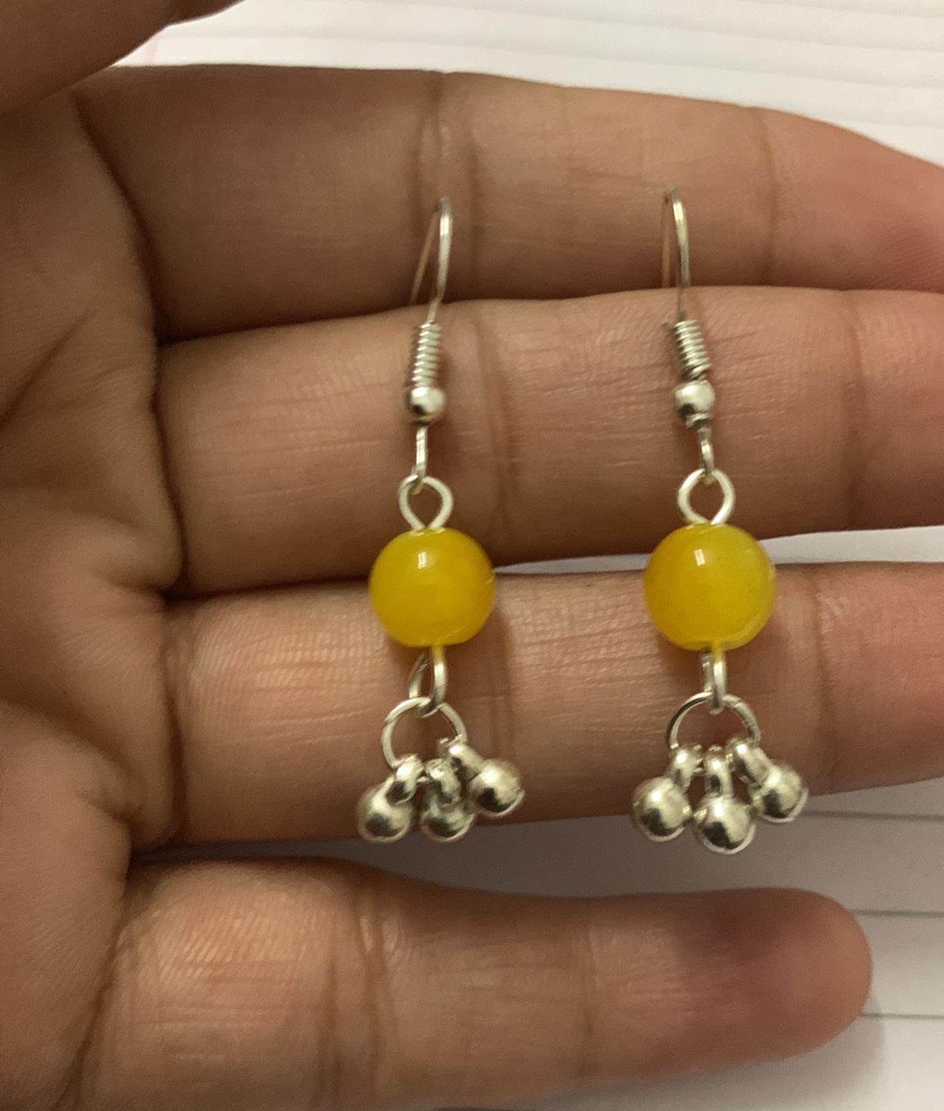 Charming Glass Bead Earrings