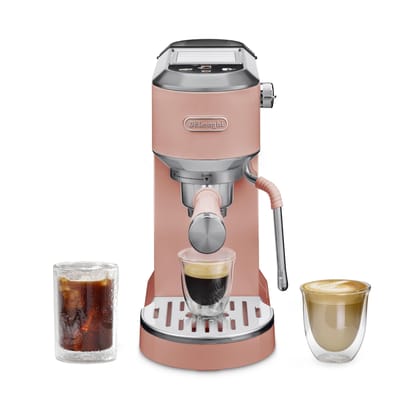 De’Longhi Dedica EC890 New Espresso machine – Stainless Steel Espresso Maker with Touch Display & Upgraded milk frother Steam Wand, Espresso, Cold Brew, Iced & Cold Coffee, Cappuccino, Latte & More De’Longhi Dedica EC890 New Espresso machine – Stainless 