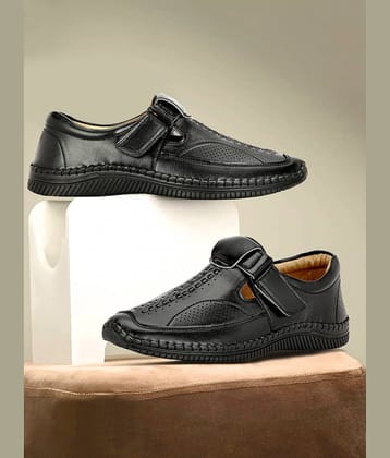 Buxton - Black Men's Sandals