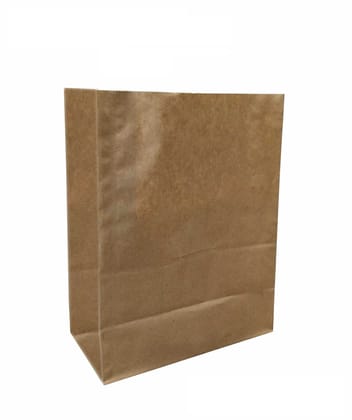 Eco-friendly Brown Multi-purpose Paper Carry Bags For Grocery, Food Packing, Restaurant Take Away, Cloud Kitchen Delivery, Fruits & Vegetables, Without Handles (Size: 12 x 9 x 5 inch) - 50 Eco-friendly Brown Multi-purpose Paper Carry Bags For Grocery, Food Packing, Restaurant Take Away, Cloud Kitchen Delivery, Fruits & Vegetables, Without Handles (Size: 12 x 9 x 5 inch) - 50