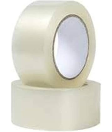 Eclet White Single Sided Cello Tape ( Pack of 2 )