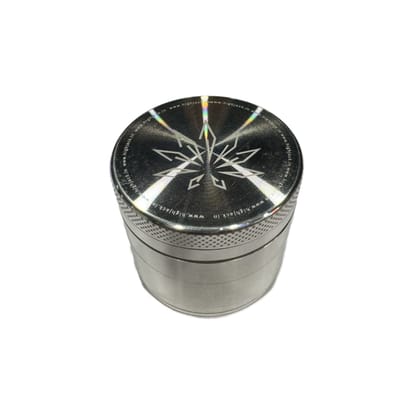 The Leaf CNC Herb Grinder - 45mm-SILVER