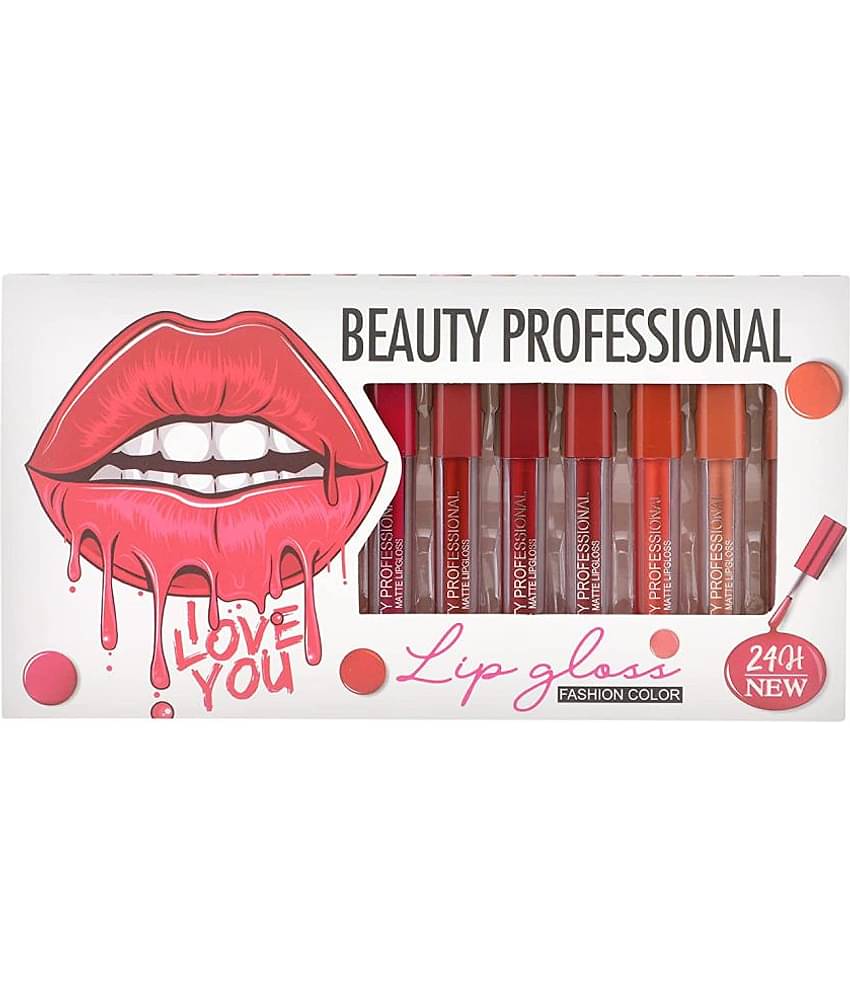 Lenon Beauty Professional Liquid Lipstick Pack of 12 (24 Hrs Stay) Lip Gloss