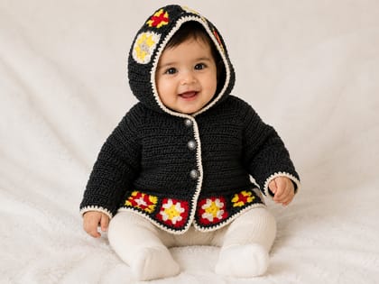 Hand-Knitted Kids Wool Sweater | Soft & Warm Winter Sweater for Boys & Girls