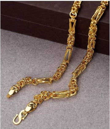 H M PRODUCT Gold Plated Chain ( Set of 1 )
