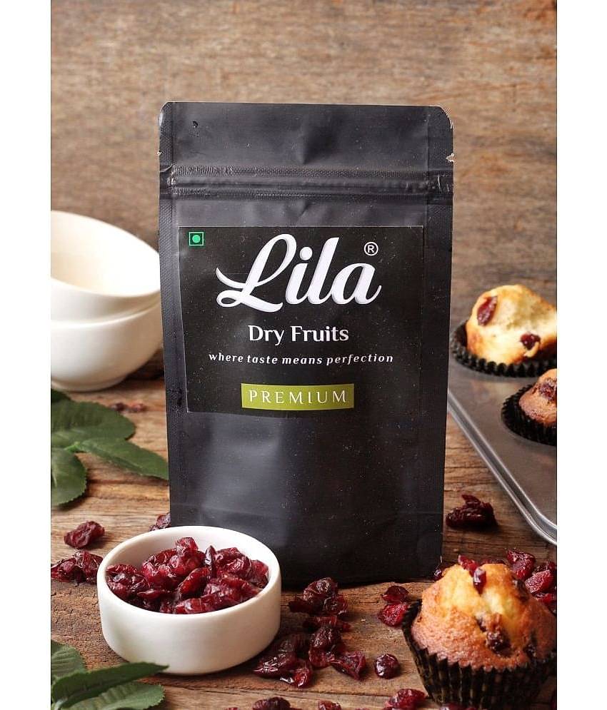 LILA DRY FRUITS Dried Cranberries 500g Healthy Sweet Snack for Baking & Snacking